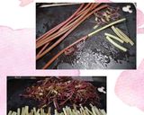 定番材料煮物(里芋・蒟蒻・人参・薩摩芋茎作り方8写真