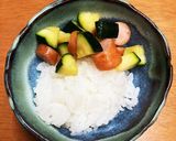 コロコロ♪ズッキーニ&ウィンナー炒め作り方5写真