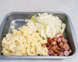 とろとろじゃがいもとウィンナーのスープ作り方1写真