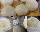 いくらのおにぎりを朝の定食に作りました。作り方3写真