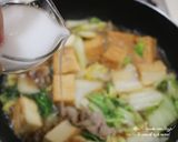 白菜と厚揚げ、豚肉の生姜とろみ餡。作り方7写真
