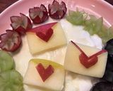 りんご飾り切り＊ラブレター作り方12写真