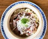 せいろで☆豚肉の梅肉蒸し作り方5写真