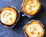 柿丸ごとベイクドチーズケーキ作り方5写真