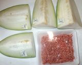 冬瓜あんかけ煮物♪簡単ひき肉作り方1写真