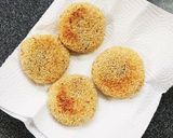 残りご飯deバター香る♪焼きゴマ団子作り方12写真