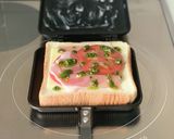 皆大好きな【ホットサンド（トマトチーズ）作り方2写真