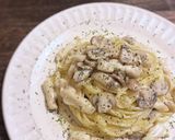 チキンとマッシュルームのクリームソース作り方7写真