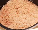 小豆の煮汁で～簡単お赤飯風～作り方5写真