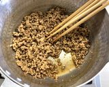 甘辛♪鶏そぼろ作り方4写真