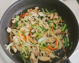 フライパン一つで はるさめと野菜の炒め物作り方3写真