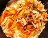 根菜の炊き込みご飯作り方2写真