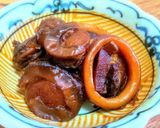 1つの煮汁で3種のイカとホタテと蒟蒻料理作り方17写真