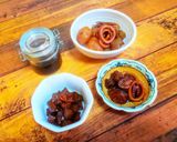 1つの煮汁で3種のイカとホタテと蒟蒻料理作り方22写真