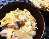 フライパンで親子丼作り方10写真