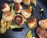 蓮根肉団子とナスの味噌炒め作り方11写真