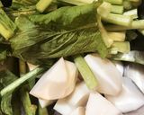 かぶの鶏そぼろあんかけ作り方1写真