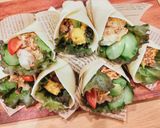 ポテトサラダのブリーチーズ包み作り方5写真