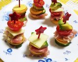 プチチーズのおつまみピンチョス作り方3写真