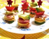 プチチーズのおつまみピンチョス作り方4写真