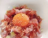 ハマチのサンガ焼き&ついでにユッケ作り方5写真