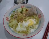 サッポロ一番　完熟卵の塩ラーメン♪作り方4写真