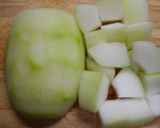 ヘルシー！冬瓜と干し椎茸のツナ缶煮！作り方2写真