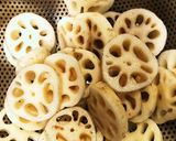 れんこんのカレー揚げ作り方2写真