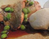 生秋鮭の甘辛煮 新里芋を添えて作り方4写真
