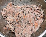 栄養満点！ひじき入り豆腐ハンバーグ。作り方3写真