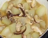 ヘルシー！冬瓜と干し椎茸のツナ缶煮！作り方6写真