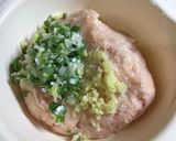 ＊鶏胸肉とはんぺんのつくねおろしポン酢＊作り方4写真