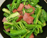 スパムとししとうの甘辛中華風炒め作り方3写真