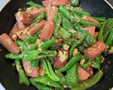 スパムとししとうの甘辛中華風炒め作り方5写真
