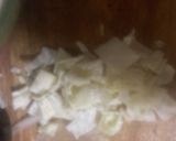 ボラとキャベツの生クリームケチャップ炒め作り方4写真