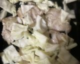 ボラとキャベツの生クリームケチャップ炒め作り方7写真
