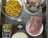 野菜ジュースで簡単！パエリア風ごはん作り方1写真