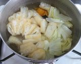 南瓜・白菜の味噌汁♪作り方2写真