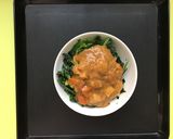 ベジ♪ほうれんそうエッグカレー作り方1写真