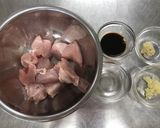 外カリ！中ジュワ～鶏むね肉唐揚げ作り方1写真