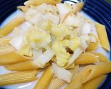 犬ご飯 豆乳仕立てのホタテのパスタ作り方5写真