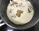 簡単!アカモクの味噌クリームパスタ作り方4写真