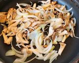 きのこのキムチクリームパスタ作り方1写真