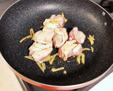 栗と鶏の煮物作り方5写真