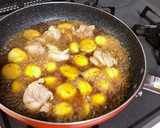 栗と鶏の煮物作り方7写真