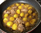 栗と鶏の煮物作り方8写真