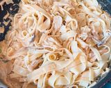 きのこのキムチクリームパスタ作り方5写真