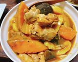 ごろごろ秋野菜とチキンのカレー(甘口)作り方14写真