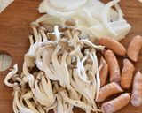 きのことウィンナーのZENB 豆ヌードル作り方1写真