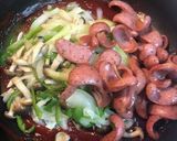 もちもち水漬けパスタ　ナポリタン作り方13写真